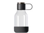 Asobu Dog Bowl Flasche aus Tritan mit Hundenapf - 1,5 Liter - schwarz (TWB20 black)