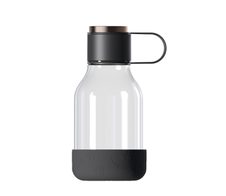 Asobu Dog Bowl Flasche aus Tritan mit Hundenapf - 1,5 Liter - schwarz (TWB20 black)