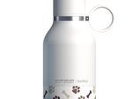 Asobu Dog Bowl Edelstahlflasche mit Hundenapf - 1 Liter - weiß (SDB1 white)