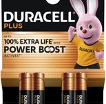 DURACELL Batterien PLUS Alkali-Mangan Micro AAA 1,5 V, 4 St.