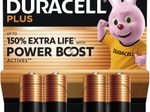 DURACELL Batterien PLUS Alkali-Mangan Mignon AA 1,5 V, 4 St.