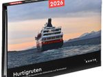 KUNTH Tischquerkalender Hurtigruten 2026