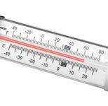 Bartscher Gefrier- & Kühlschrankthermometer A250, silber