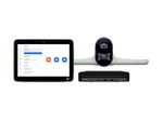 Poly Studio Zoom-Rooms-Bundle für große Räume: Studio E70 Smart Camera und HP PC mit TC10