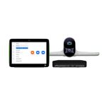 Poly Studio Zoom-Rooms-Bundle für große Räume: Studio E70 Smart Camera und HP PC mit TC10
