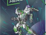 BRUNNEN Sammelmappe ROBOT HEROES DIN A4 dunkelblau, mint, 1 St.