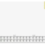 SIGEL Schreibtischunterlage Memo 2026/2027/2028 weiß Papier 59,5 x 41,0 cm, 30 Blatt