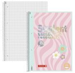 BRUNNEN Collegeblock Premium Student Happy Hippie DIN A4 kariert