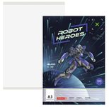 BRUNNEN Malblock ROBOT HEROES DIN A3