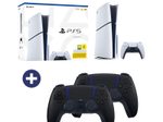 Sony PlayStation 5 Disc-Edition (E-Chassis) + 2x DualSense Wireless-Controller midnight-black V3