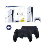 Sony PlayStation 5 Disc-Edition (E-Chassis) + 2x DualSense Wireless-Controller midnight-black V3