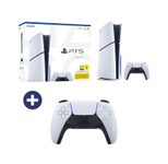 Sony PlayStation 5 Disc-Edition (E-Chassis) + DualSense Wireless-Controller white V3