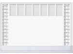 SIGEL Schreibtischunterlage Protect 2026/2027 weiß Papier 59,5 x 41,0 cm, 40 Blatt