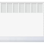 SIGEL Schreibtischunterlage Protect 2026/2027 weiß Papier 59,5 x 41,0 cm, 40 Blatt