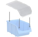 hünersdorff Deckel für Sichtlagerkästen transparent Größe 2