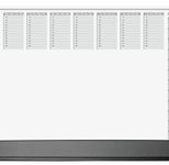 SIGEL Schreibtischunterlage Office 2026/2027 weiß Papier 59,5 x 41,0 cm, 40 Blatt