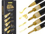 ONLINE® Gold Lettering Acrylstifte-Set Gold