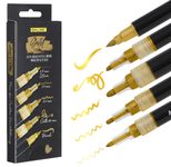 ONLINE® Gold Lettering Acrylstifte-Set Gold