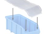 hünersdorff Deckel für Sichtlagerkästen transparent Größe 2/L