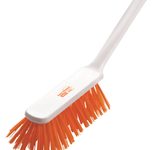 haug® bürsten Handfeger ANTI BAC 31 cm, weiß/orange
