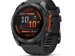 Garmin fēnix® 8 Smartwatch AMOLED 51 mm Schwarz/Schiefergrau mit QuickFit®-Silikon-Armband 26 mm