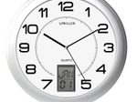 UNiLUX Wanduhr Instinct, Ø 30,50 cm, grau
