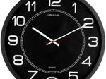 UNiLUX Wanduhr Mega, Ø 57,50 cm, schwarz