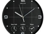 UNiLUX Wanduhr Ontime, Ø 30,50 cm, schwarz