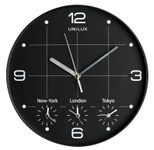 UNiLUX Wanduhr Ontime, Ø 30,50 cm, schwarz
