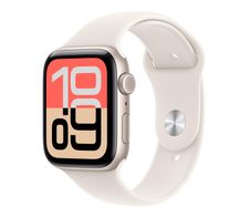 Apple Watch SE 3 Aluminium (GPS + Cellular) 44mm Polarstern (Sportarmband Polarstern) M/L