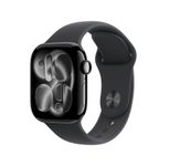 Apple Watch Series 11 Aluminium GPS 42mm Diamantschwarz (Sportarmband Schwarz) S/M