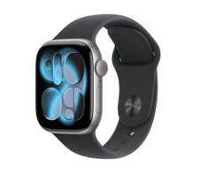 Apple Watch Series 11 Aluminium GPS 42mm Space Grau (Sportarmband Schwarz) M/L