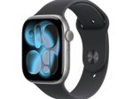 Apple Watch Series 11 Aluminium GPS 46mm Space Grau (Sportarmband Schwarz) M/L