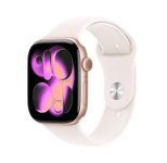 Apple Watch Series 11 Aluminium GPS 46mm Roségold (Sportarmband Blassrosa) S/M