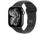 Apple Watch Series 11 Aluminium (GPS + Cellular) 42mm Diamantschwarz (Sportarmband Schwarz) S/M