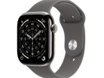 Apple Watch Series 11 Titan Natur (GPS + Cellular) 42mm (Sportarmband Steingrau) M/L