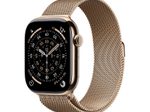 Apple Watch Series 11 Titan Gold (GPS + Cellular) 46mm (Milanaise Armband Gold) M/L