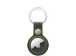 Apple AirTag Schlüsselanhänger aus Feingewebe (moosgrün)