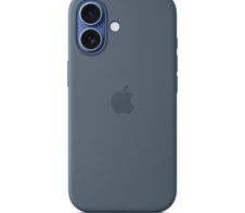 Apple Silikon Case iPhone 17 mit MagSafe (Maritimblau)