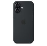 Apple Silikon Case iPhone 17 mit MagSafe (Schwarz)