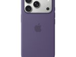 Apple Silikon Case iPhone 17 Pro mit MagSafe (Nebelviolett)