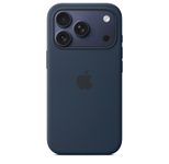 Apple Silikon Case iPhone 17 Pro mit MagSafe (Mitternacht)