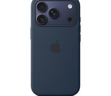 Apple Silikon Case iPhone 17 Pro mit MagSafe (Mitternacht)