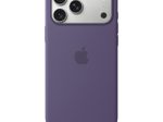 Apple Silikon Case iPhone 17 Pro Max mit MagSafe (Nebelviolett)