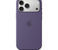 Apple Silikon Case iPhone 17 Pro Max mit MagSafe (Nebelviolett)