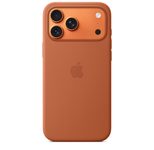 Apple Silikon Case iPhone 17 Pro Max mit MagSafe (Terracotta)