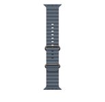 Apple Watch Ocean Band 49mm Titan Natur (Maritimblau)