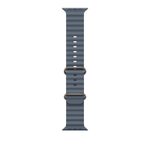 Apple Watch Ocean Band 49mm Titan Natur (Maritimblau)