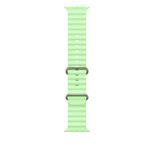 Apple Watch Ocean Band 49mm Titan Natur (Neongrün)