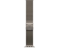 Apple Watch Milanaise Armband Titan Natur - 49mm - Large